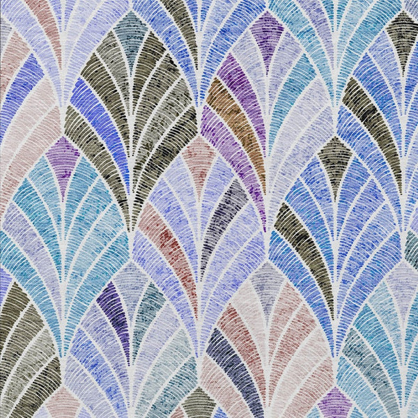 Homeroots 3' Aqua Mint Green And Silver Geometric Washable Area Rug For Indoor And Outdoor Spaces 3' X 5' Polyester 589206