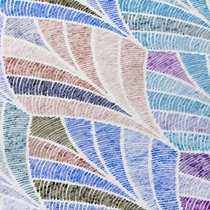 Homeroots 3' Aqua Mint Green And Silver Geometric Washable Area Rug For Indoor And Outdoor Spaces 3' X 5' Polyester 589206