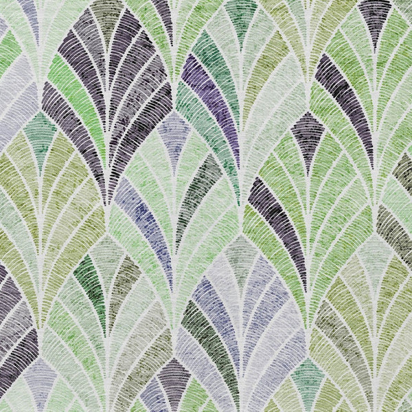 Homeroots 3' Aqua Mint Green And Silver Geometric Washable Area Rug For Indoor And Outdoor Spaces 3' X 5' Polyester 589218