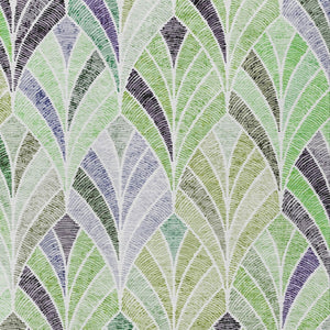 Homeroots 3' Aqua Mint Green And Silver Geometric Washable Area Rug For Indoor And Outdoor Spaces 9' X 12' Polyester 589222