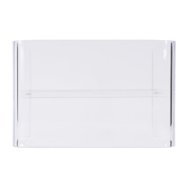 Butler Specialty Corsica Square Acrylic Side Table With Wood Grain Finish – Elegant Modern Design For Your Space Clear Acrylic 5892335-butler