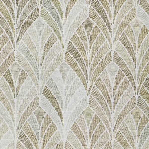 Homeroots 3' Aqua Mint Green And Silver Geometric Washable Area Rug For Indoor And Outdoor Spaces 10' X 14' Polyester 589235