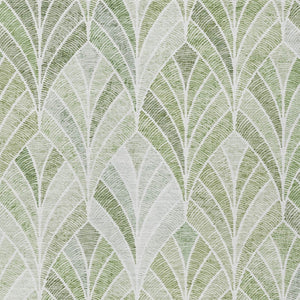 Homeroots 3' Aqua Mint Green And Silver Geometric Washable Area Rug For Indoor And Outdoor Spaces 3' X 5' Polyester 589242