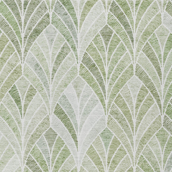 Homeroots 3' Aqua Mint Green And Silver Geometric Washable Area Rug For Indoor And Outdoor Spaces 3' X 5' Polyester 589242