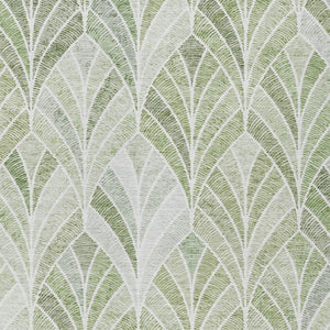 Homeroots 3' Aqua Mint Green And Silver Geometric Washable Area Rug For Indoor And Outdoor Spaces 9' X 12' Polyester 589246