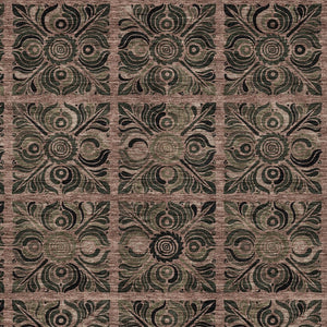 Homeroots 3' Denim Blue And Charcoal Medallion Washable Area Rug For Indoor And Outdoor Spaces, Durable Design 10' X 14' Polyester 589307