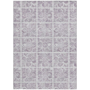 Homeroots 3' Artichoke Green Medallion Washable Rug - Perfect For Indoor & Outdoor Spaces, Durable & Stylish 9' X 12' Polyester 589342