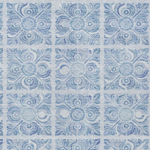 Homeroots 3' Artichoke Green Medallion Washable Rug - Perfect For Indoor & Outdoor Spaces, Durable & Stylish 5' X 8' Polyester 589345