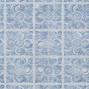 Homeroots 3' Artichoke Green Medallion Washable Rug - Perfect For Indoor & Outdoor Spaces, Durable & Stylish 9' X 12' Polyester 589348