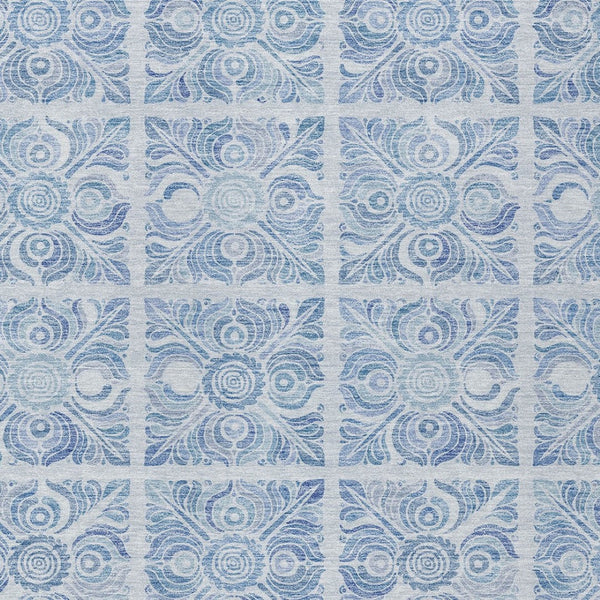 Homeroots 3' Artichoke Green Medallion Washable Rug - Perfect For Indoor & Outdoor Spaces, Durable & Stylish 10' X 14' Polyester 589349