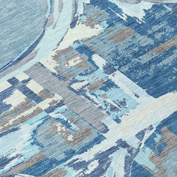 Homeroots 3' Beige Brown And Copper Geometric Washable Indoor Outdoor Area Rug For Versatile Spaces 10' X 14' Polyester 589379