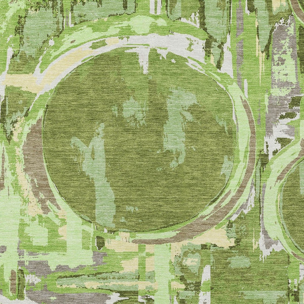 Homeroots 3' Beige Brown And Copper Geometric Washable Indoor Outdoor Area Rug For Versatile Spaces 3' X 5' Polyester 589380