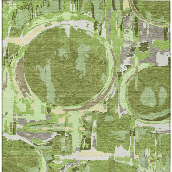 Homeroots 3' Beige Brown And Copper Geometric Washable Indoor Outdoor Area Rug For Versatile Spaces 9' X 12' Polyester 589384