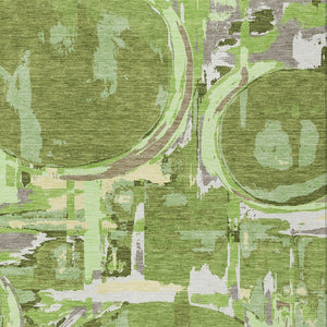 Homeroots 3' Beige Brown And Copper Geometric Washable Indoor Outdoor Area Rug For Versatile Spaces 9' X 12' Polyester 589384