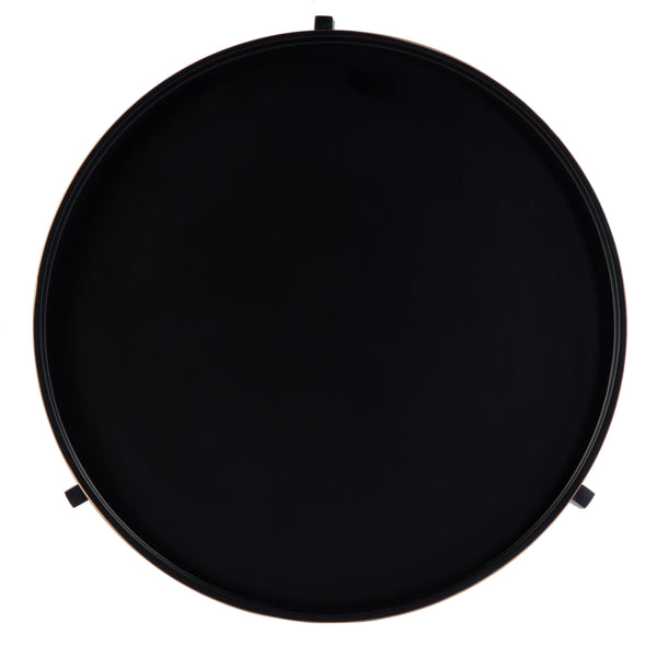 Butler Specialty Lucca Stylish Round Aluminum And Iron Side Table With Tripod Base For Modern Home Decor And Accents Black Iron,Aluminum 5894025-butler