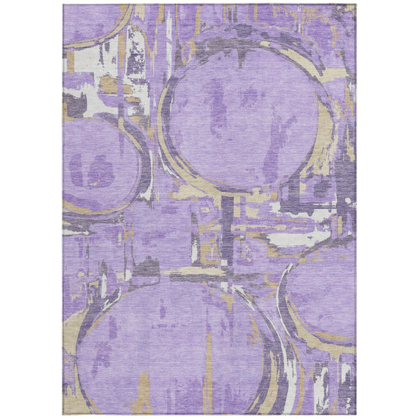 Homeroots 3' Beige Brown And Copper Geometric Washable Indoor Outdoor Area Rug For Versatile Spaces 10' X 14' Polyester 589403