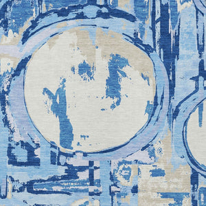 Homeroots 3' Beige Brown And Copper Geometric Washable Indoor Outdoor Area Rug For Versatile Spaces 10' X 14' Polyester 589427