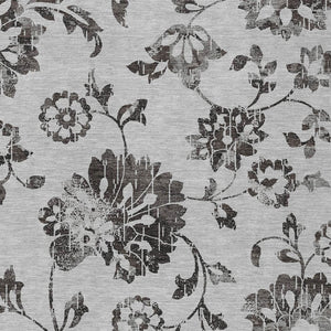 Homeroots 3' Artichoke Green Floral Washable Area Rug – Stylish, Durable, Perfect For Indoor & Outdoor Spaces 5' X 8' Polyester 589471