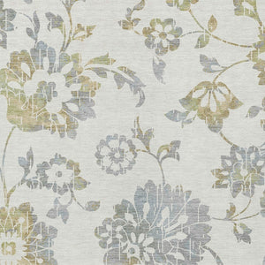 Homeroots 3' Artichoke Green Floral Washable Area Rug – Stylish, Durable, Perfect For Indoor & Outdoor Spaces 3' X 5' Polyester 589476