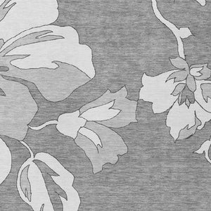 Homeroots 3' Artichoke Green Floral Washable Area Rug - Durable, Stylish Design For Indoor & Outdoor Use 10' X 14' Polyester 589541