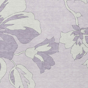 Homeroots 3' Artichoke Green Floral Washable Area Rug - Durable, Stylish Design For Indoor & Outdoor Use 8' X 10' Polyester 589551