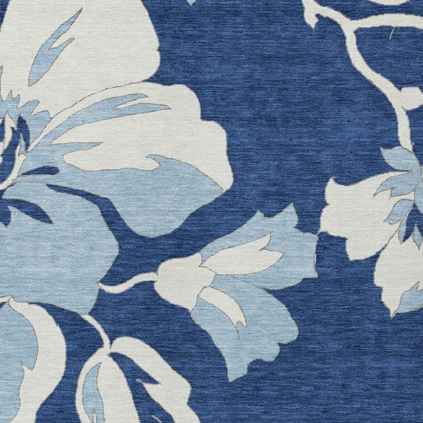 Homeroots 3' Artichoke Green Floral Washable Area Rug - Durable, Stylish Design For Indoor & Outdoor Use 3' X 5' Polyester 589554