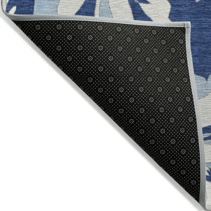 Homeroots 3' Artichoke Green Floral Washable Area Rug - Durable, Stylish Design For Indoor & Outdoor Use 10' X 14' Polyester 589559