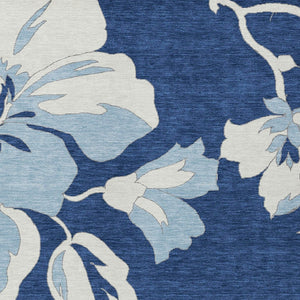 Homeroots 3' Artichoke Green Floral Washable Area Rug - Durable, Stylish Design For Indoor & Outdoor Use 10' X 14' Polyester 589559