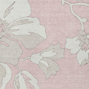 Homeroots 3' Artichoke Green Floral Washable Area Rug - Durable, Stylish Design For Indoor & Outdoor Use 10' X 14' Polyester 589571