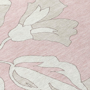 Homeroots 3' Artichoke Green Floral Washable Area Rug - Durable, Stylish Design For Indoor & Outdoor Use 10' X 14' Polyester 589571