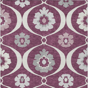 Homeroots 3' Black Ivory And Taupe Medallion Washable Area Rug For Indoor And Outdoor Spaces, Durable Design 3' X 5' Polyester 589602