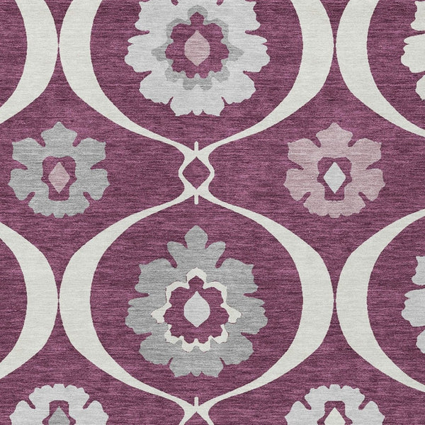 Homeroots 3' Black Ivory And Taupe Medallion Washable Area Rug For Indoor And Outdoor Spaces, Durable Design 3' X 5' Polyester 589602