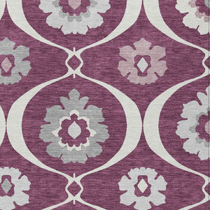 Homeroots 3' Black Ivory And Taupe Medallion Washable Area Rug For Indoor And Outdoor Spaces, Durable Design 5' X 8' Polyester 589603