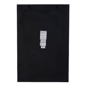 Butler Specialty Company Verona 24" W X 36" H Rectangular Bone-inlay Wall Mirror For Elegant Spaces Black,White Mdf,Mirror,Acacia,Resin 5896318-butler