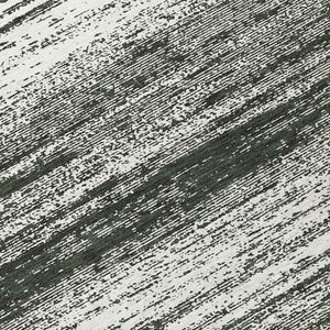 Homeroots 3' Black Ivory And Gray Striped Indoor Outdoor Area Rug - Stylish, Washable, And Stain Resistant! 8' Round Polyester 589658