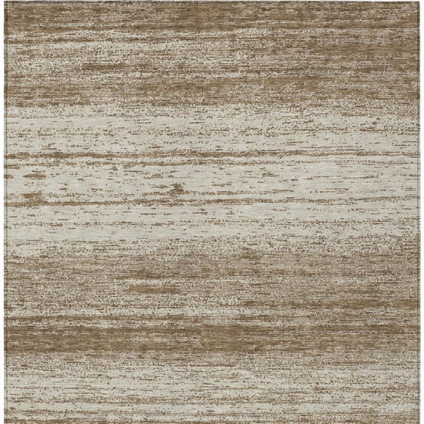 Homeroots 3' Black Ivory And Gray Striped Indoor Outdoor Area Rug - Stylish, Washable, And Stain Resistant! 9' X 12' Polyester 589666