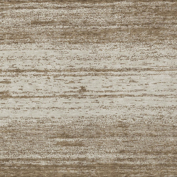 Homeroots 3' Black Ivory And Gray Striped Indoor Outdoor Area Rug - Stylish, Washable, And Stain Resistant! 9' X 12' Polyester 589666