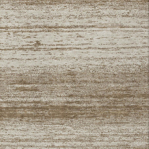 Homeroots 3' Black Ivory And Gray Striped Indoor Outdoor Area Rug - Stylish, Washable, And Stain Resistant! 10' X 14' Polyester 589667