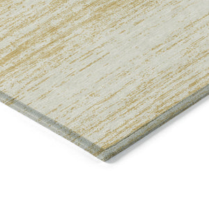 Homeroots 3' Black Ivory And Gray Striped Indoor Outdoor Area Rug - Stylish, Washable, And Stain Resistant! 5' X 8' Polyester 589675