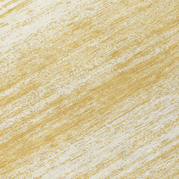 Homeroots 3' Black Ivory And Gray Striped Indoor Outdoor Area Rug - Stylish, Washable, And Stain Resistant! 8' Round Polyester 589676