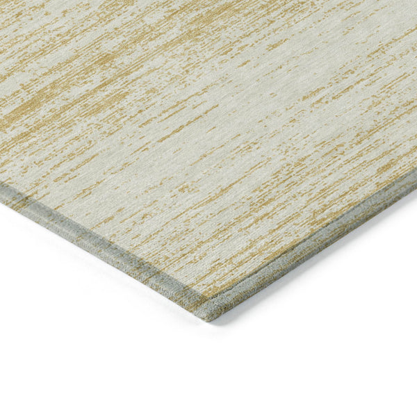 Homeroots 3' Black Ivory And Gray Striped Indoor Outdoor Area Rug - Stylish, Washable, And Stain Resistant! 10' X 14' Polyester 589679