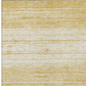 Homeroots 3' Black Ivory And Gray Striped Indoor Outdoor Area Rug - Stylish, Washable, And Stain Resistant! 10' X 14' Polyester 589679