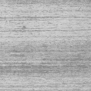 Homeroots 3' Black Ivory And Gray Striped Indoor Outdoor Area Rug - Stylish, Washable, And Stain Resistant! 9' X 12' Polyester 589684