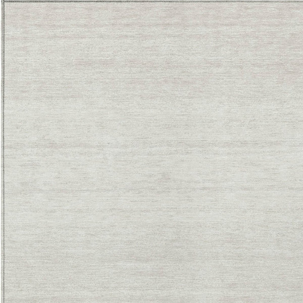 Homeroots 3' Black Ivory And Gray Striped Indoor Outdoor Area Rug - Stylish, Washable, And Stain Resistant! 9' X 12' Polyester 589690