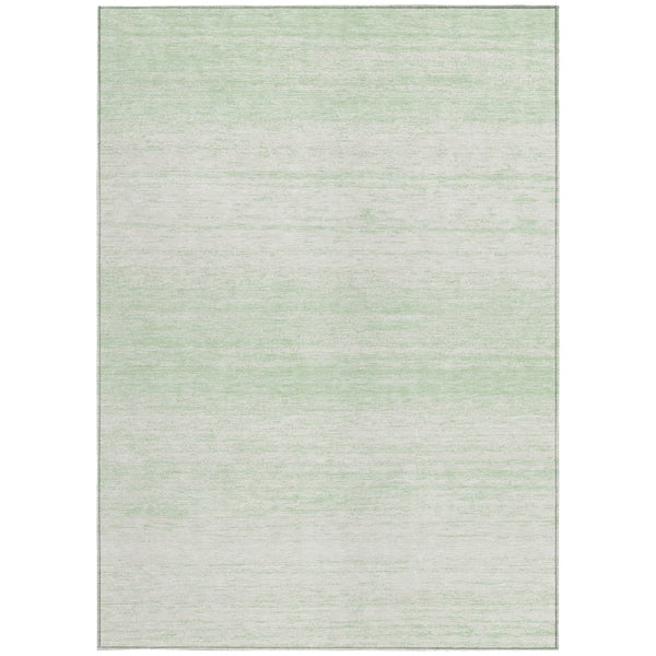 Homeroots 3' Black Ivory And Gray Striped Indoor Outdoor Area Rug - Stylish, Washable, And Stain Resistant! 3' X 5' Polyester 589698