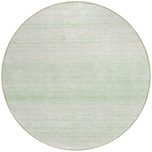 Homeroots 3' Black Ivory And Gray Striped Indoor Outdoor Area Rug - Stylish, Washable, And Stain Resistant! 8' Round Polyester 589700