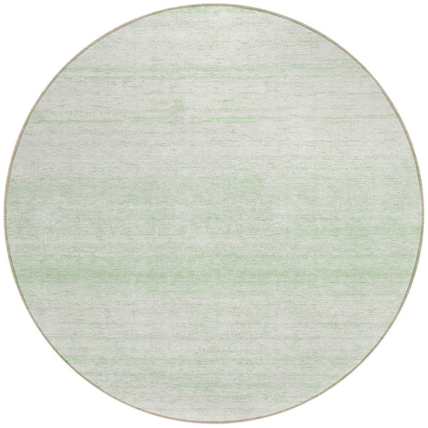 Homeroots 3' Black Ivory And Gray Striped Indoor Outdoor Area Rug - Stylish, Washable, And Stain Resistant! 8' Round Polyester 589700