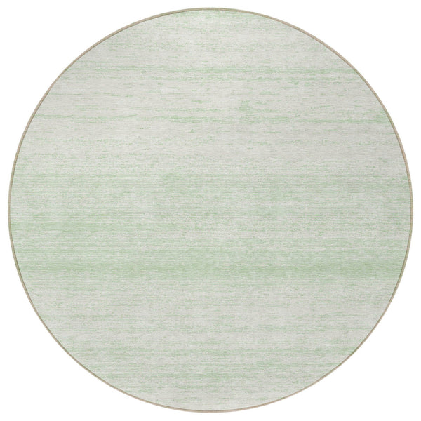 Homeroots 3' Black Ivory And Gray Striped Indoor Outdoor Area Rug - Stylish, Washable, And Stain Resistant! 8' Round Polyester 589700