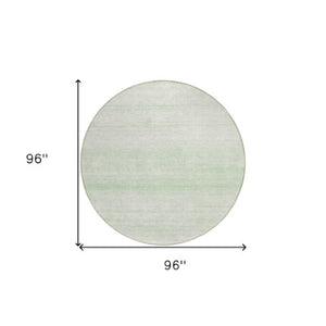 Homeroots 3' Black Ivory And Gray Striped Indoor Outdoor Area Rug - Stylish, Washable, And Stain Resistant! 8' Round Polyester 589700