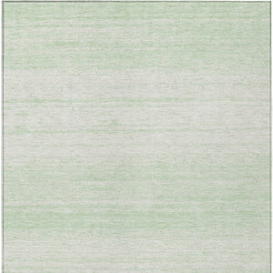 Homeroots 3' Black Ivory And Gray Striped Indoor Outdoor Area Rug - Stylish, Washable, And Stain Resistant! 8' X 10' Polyester 589701